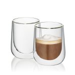 Verre Cappuccino Fontana lot de deux