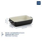 Servier- und Auflaufform Malin