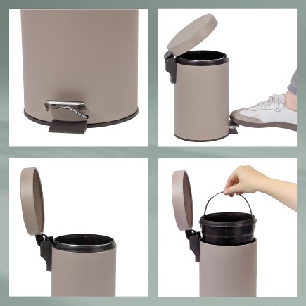 Poubelle à cosmétiques Monaco matt 3L