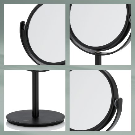 Miroir sur pied Selena noir