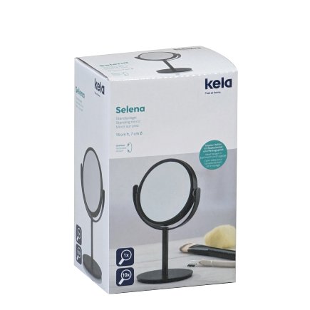 Miroir sur pied Selena noir