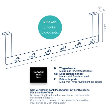 Door clothes hanger Colgar