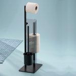 Toilet set Style with spare roll holder