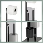 Toilet set Style with spare roll holder