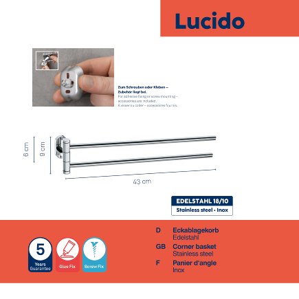 Porte-serviettes Lucido