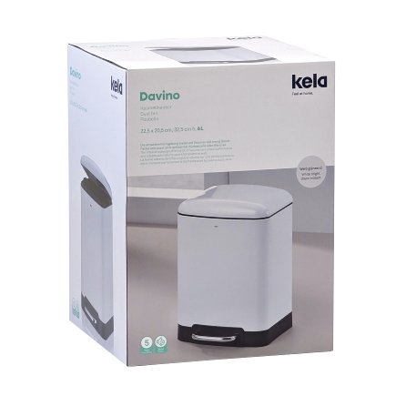 Poubelle à pédale Davino 6 et 12L
