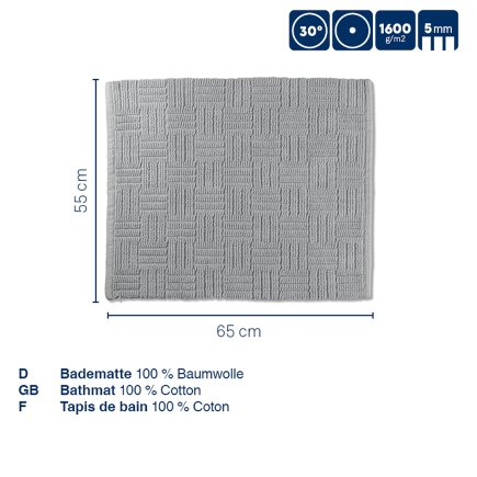 Tapis de bain Leana
