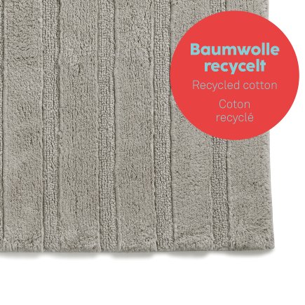 Bathmat Megan silver grey