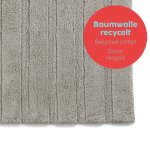 Bathmat Megan silver grey