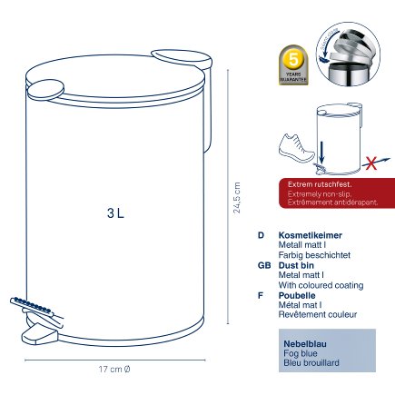 Poubelle Mats 3L