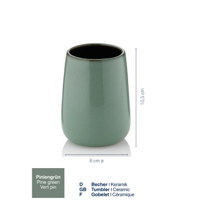 Gobelet Liana bleu brouillard