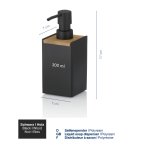 Seifenspender Cube black