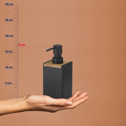 Seifenspender Cube black