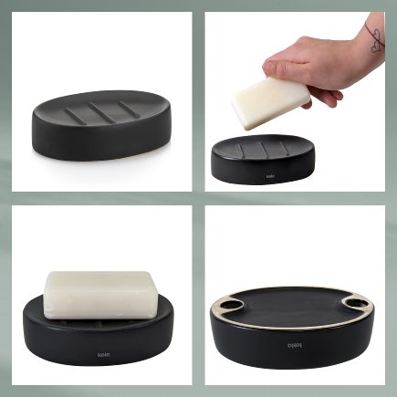 Porte-savon Matsi blanc