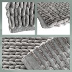 Tapis de bain Masha gris clair