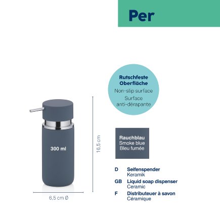 Distributeur à savon Per blanc
