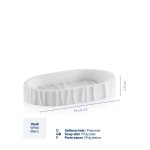 Soap dish Merida white