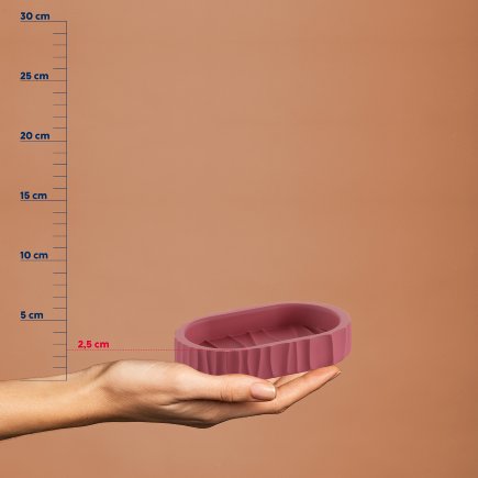 Soap dish Merida white