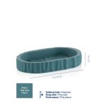 Soap dish Merida teal blue