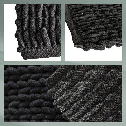 Bathmat Masha light grey
