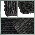 Tapis de bain Masha gris clair