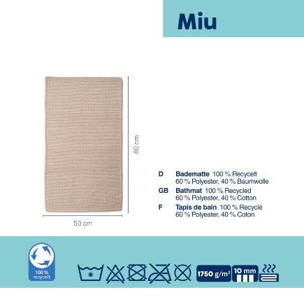 Badematte Miu