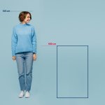 Bathmat Miu smoke blue