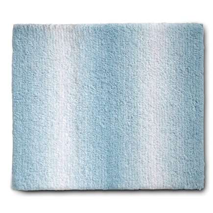 Tapis de bain Ombre bleu géle