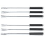 Fondue forks 6 pieces black