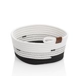 Corbeille Hedda blanc-noir