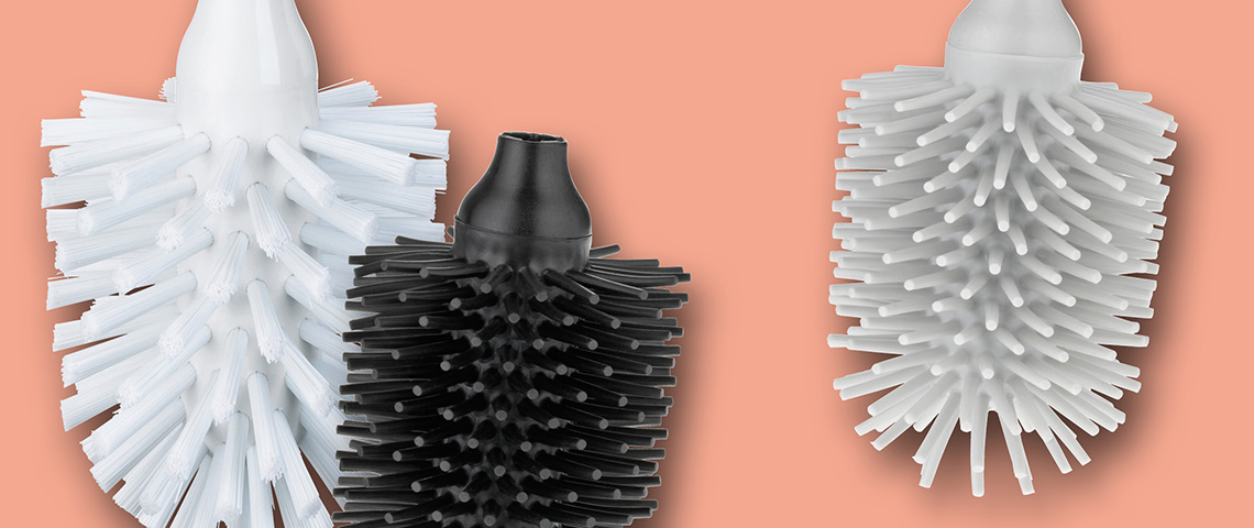 WC replacement brushes, replacement brush head for WC