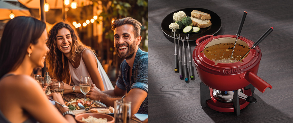 Fondue gemeinsam genießen