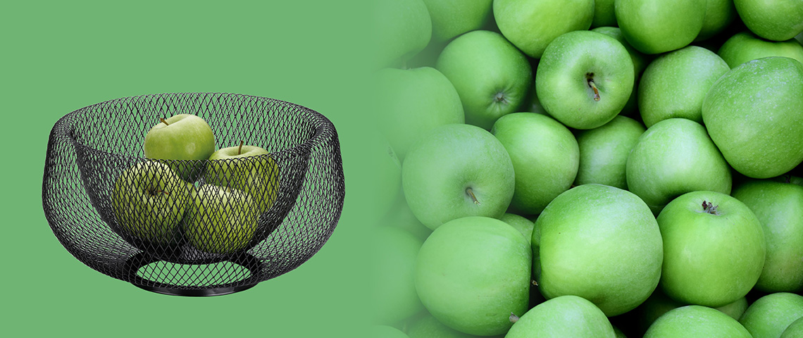 Corbeilles à fruits pour la table de cuisine