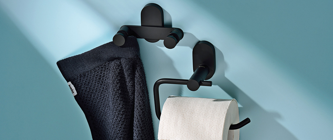 Hochwertige Wandaccessoires in schwarz Alessio