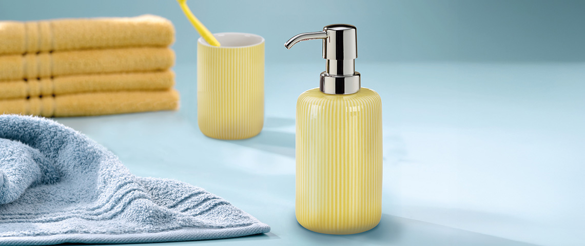 Bad-Accessoires Ava aus Keramik, verschiedene Farben erhältlich