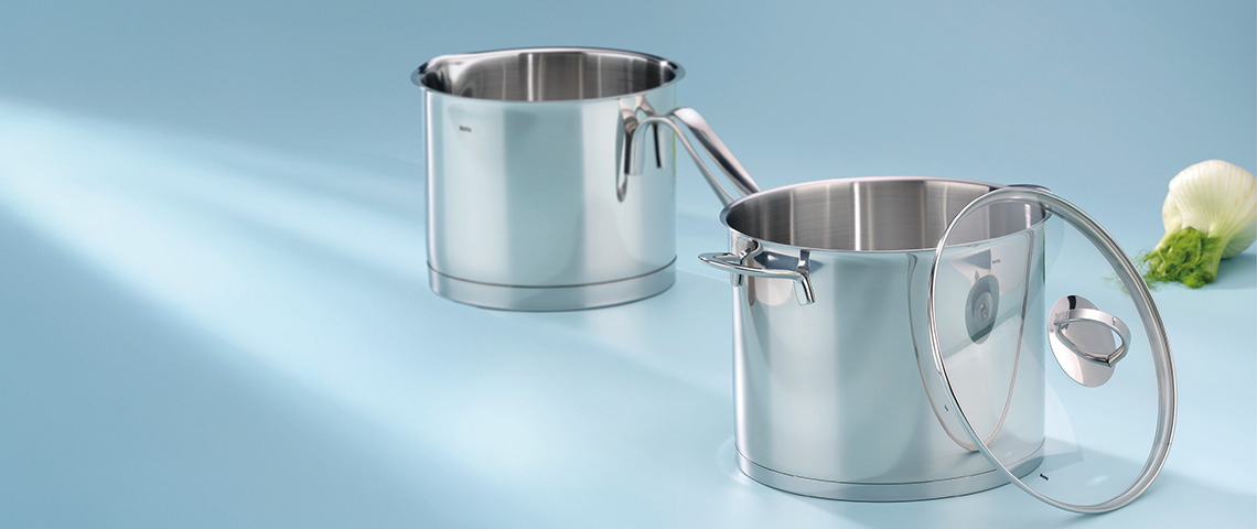 28cm Stainless Steel Stock Pot With Glass Lid - Induction Compatible Cooking Pot