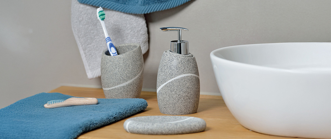 Bad-Accessoires Talus aus Polyresin