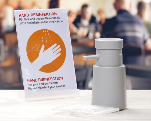 Distributeur de désinfectant avec capteur - électrique de kela : Aurie comfort"