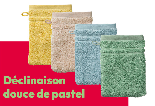 Gant de toilette - utilisation au quotidien