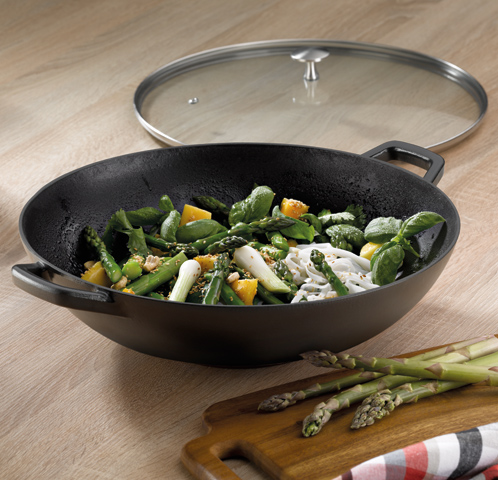 Wok Calido brut de kela en fonte