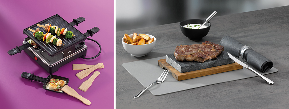 Artikelbilder Raclette Geneva & Heißer Stein Country