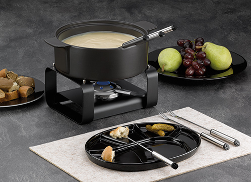 Stimmungsbild Käsefondue-Set Roman